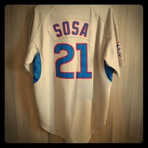 Sammy Sosa Baseball Jersey Men's Small